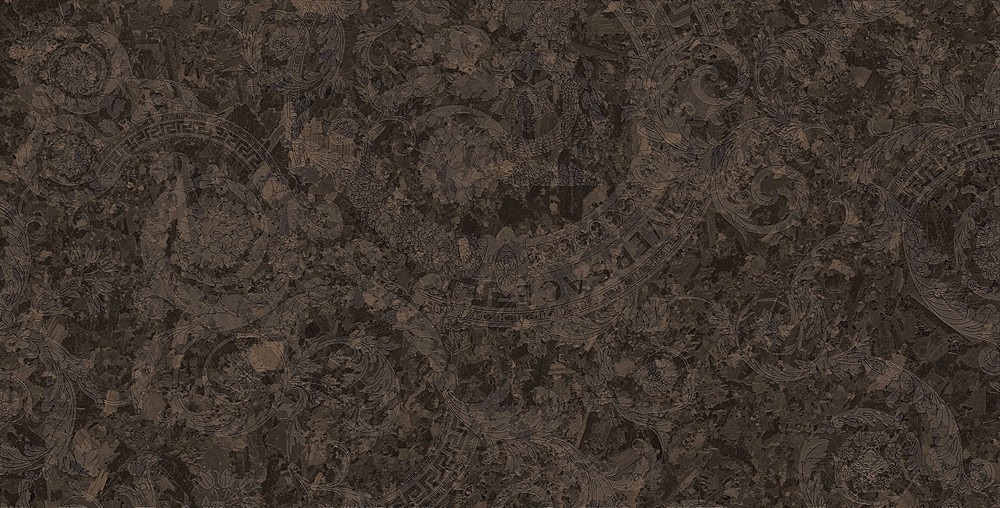 G0047082 Meteorite Megabarocco Moka R 60x120 Versace (Gardenia Orchidea) фото 4