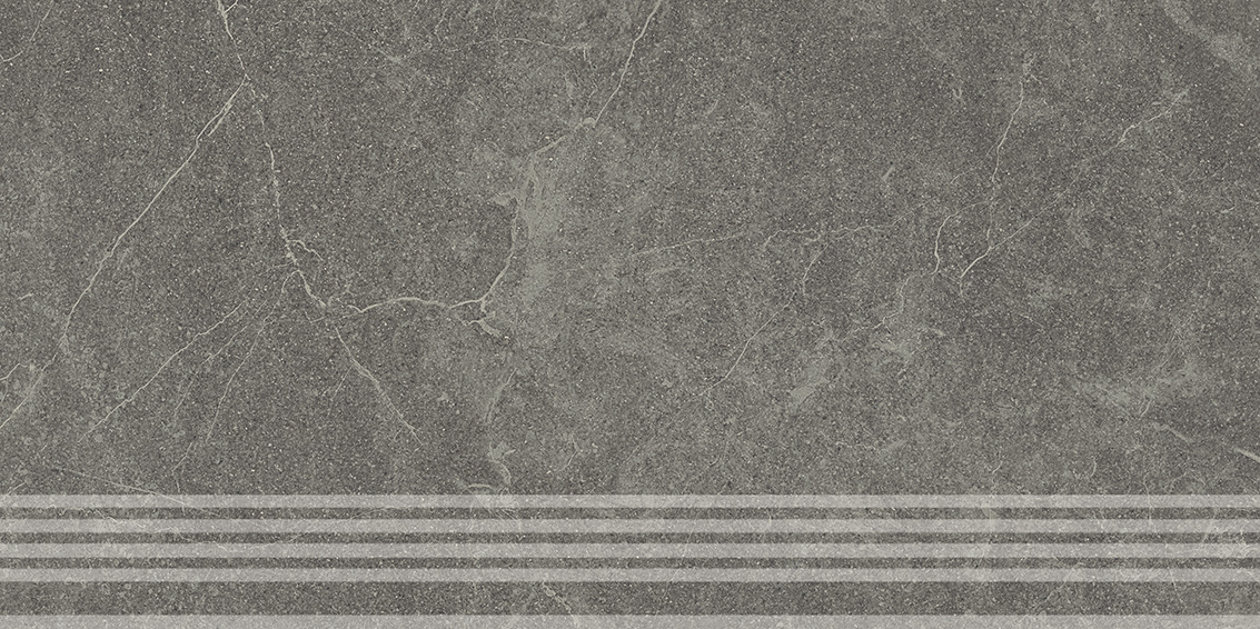 KM6060G0531RGRF Ступень фронтальная Эстерель серый тёмный матовый обрезной 30x60x0,9 Kerama Marazzi