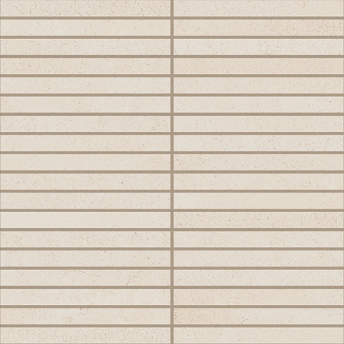 610110001117 Snow Mosaico Strip 30x30 Italon