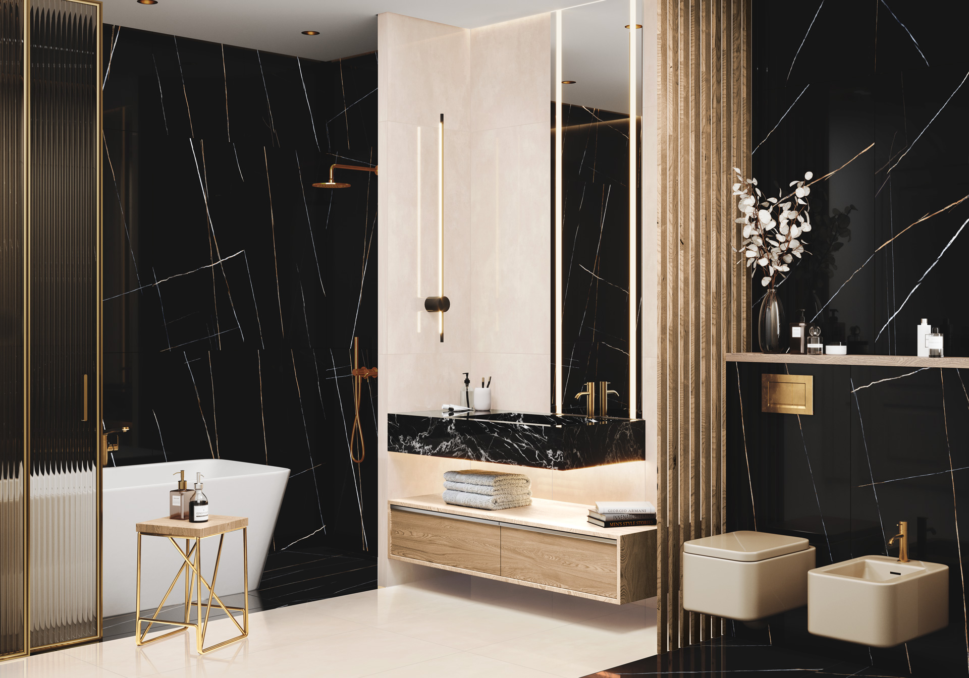 60120SAA99HG Sahara Noir суперполированный 600x1200x8 LCM