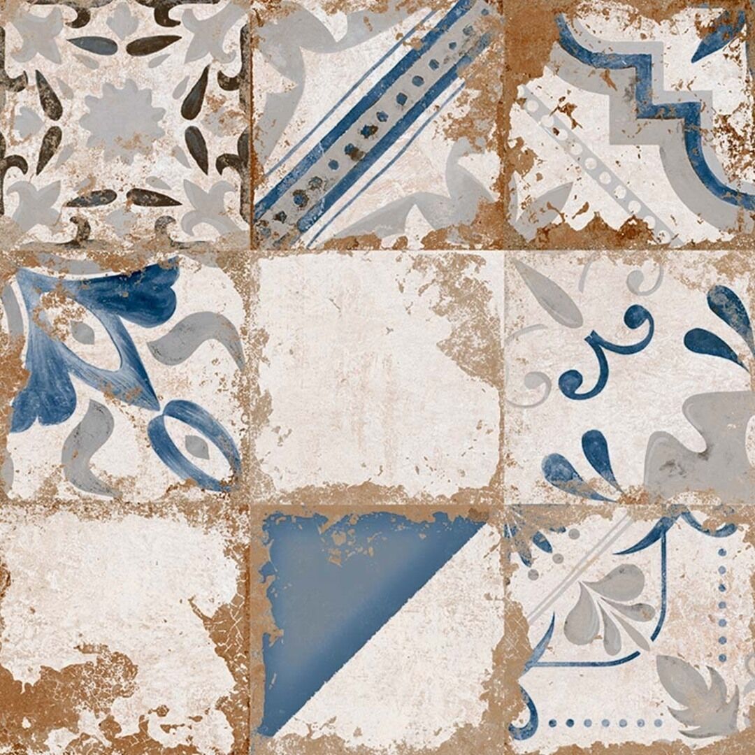 Memory 7 Azul Brillo 58x58 El Molino