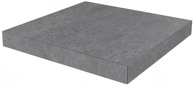 DL501020R/GCA Фондамента ступень угловая клееная серый темный 33х33 Kerama Marazzi