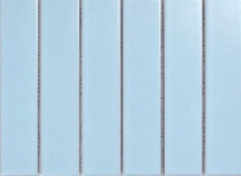 Y45P803 Strip Голубая матовая 4.5x19.5 28.8x19.5 Porcelain mosaic