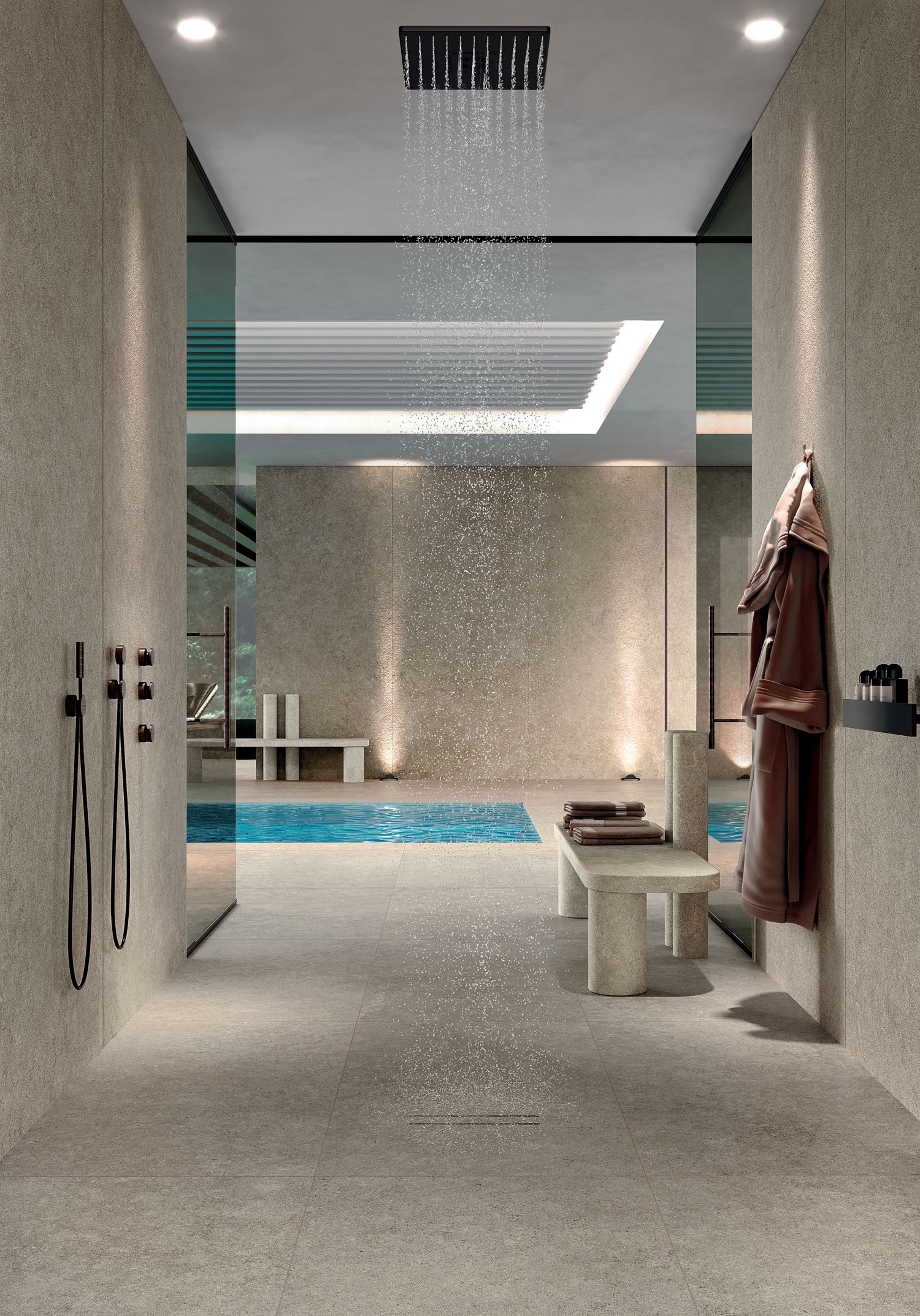 Pura Grey Chiseled Safetouch 6.5 mm 120x278 Kerlite фото 35