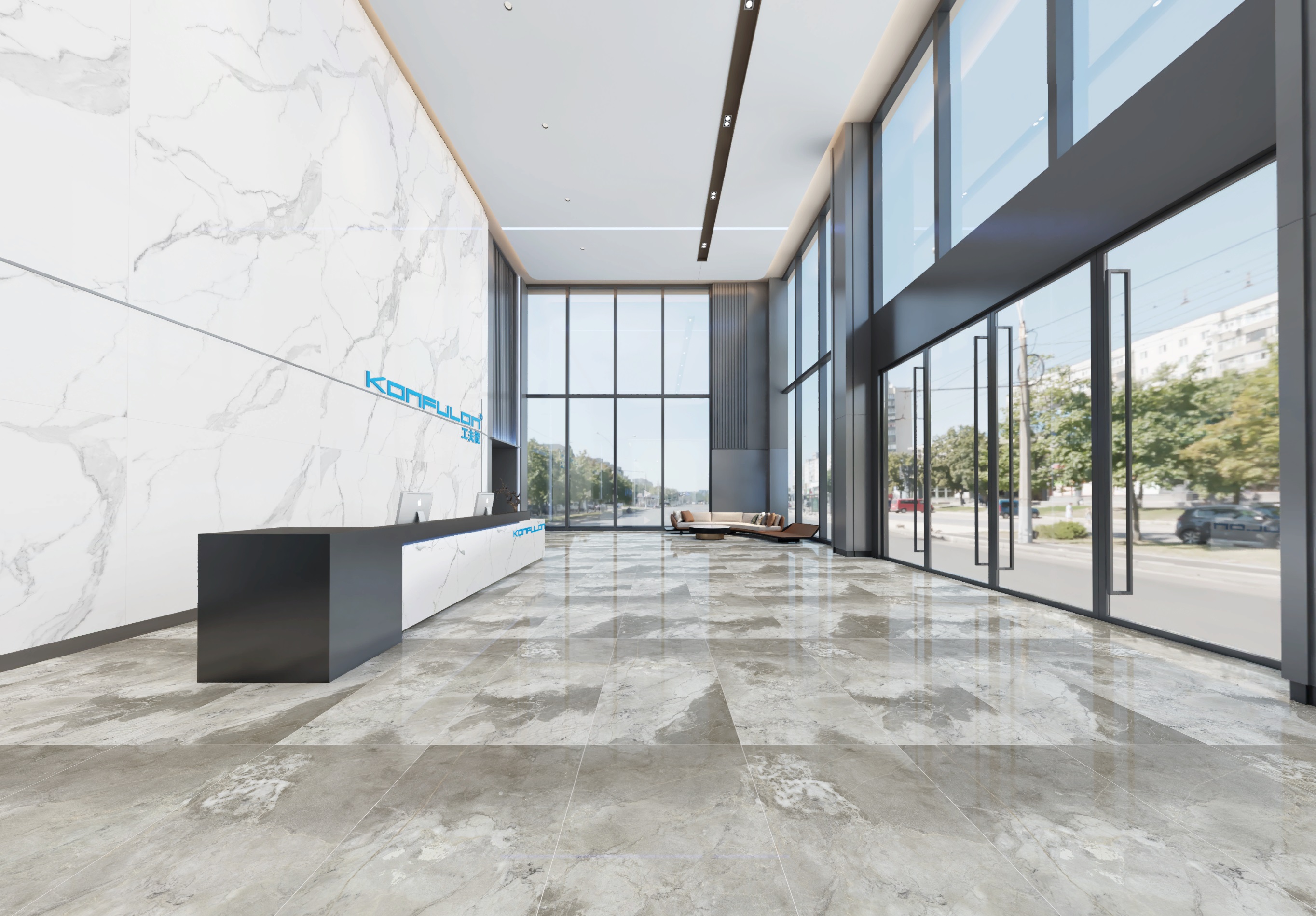 Manila Polished Golden Carving 60x120 Realistik фото 7