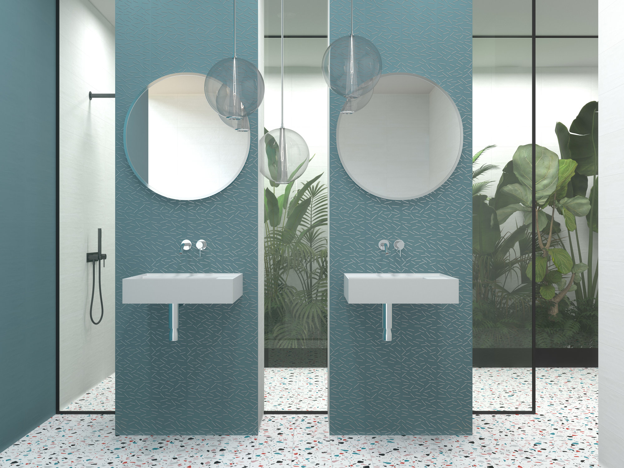 A034972 ARTS BLUE 20X50 Ape Ceramica