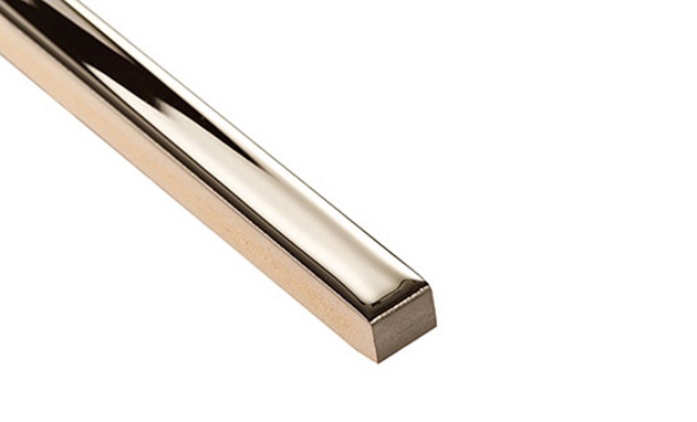 БК 2 Бордюр керамический платина 1х40 Роскошная мозаика фото 2