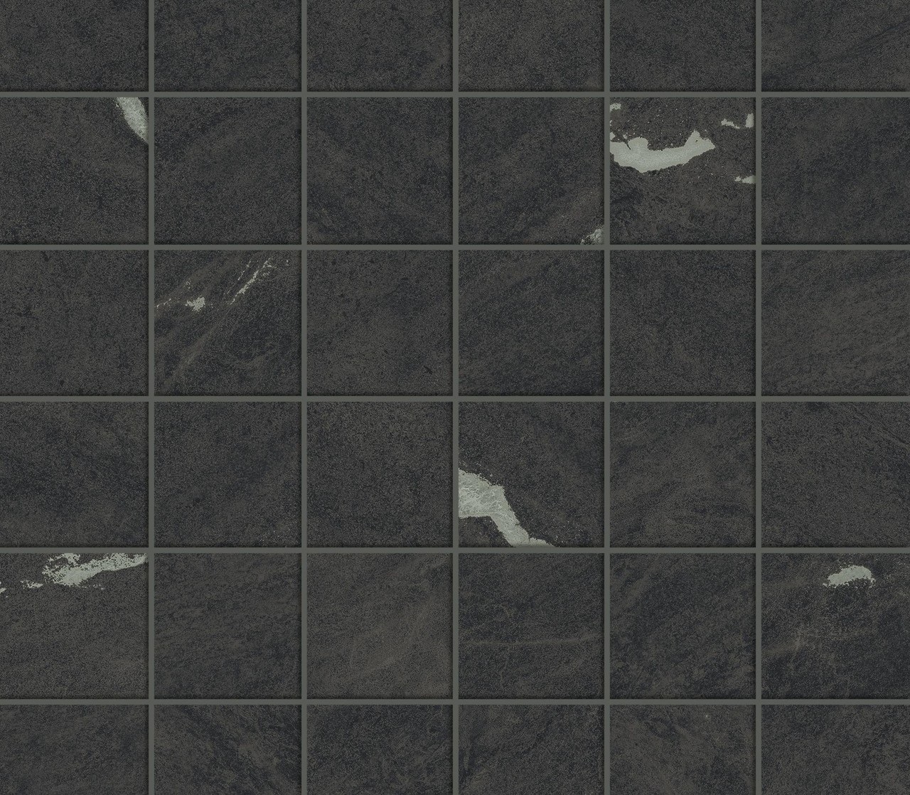 610110001310 Forte dei Marmi Rock Venaria Black Mosaic 30x30 Atlas Concorde Russia