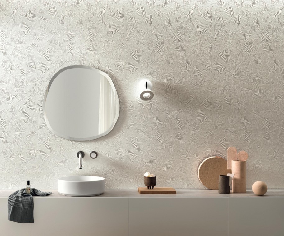 A6OB 3D Wall Carve Field Pearl Corner 40 1,4x40 Atlas Concorde