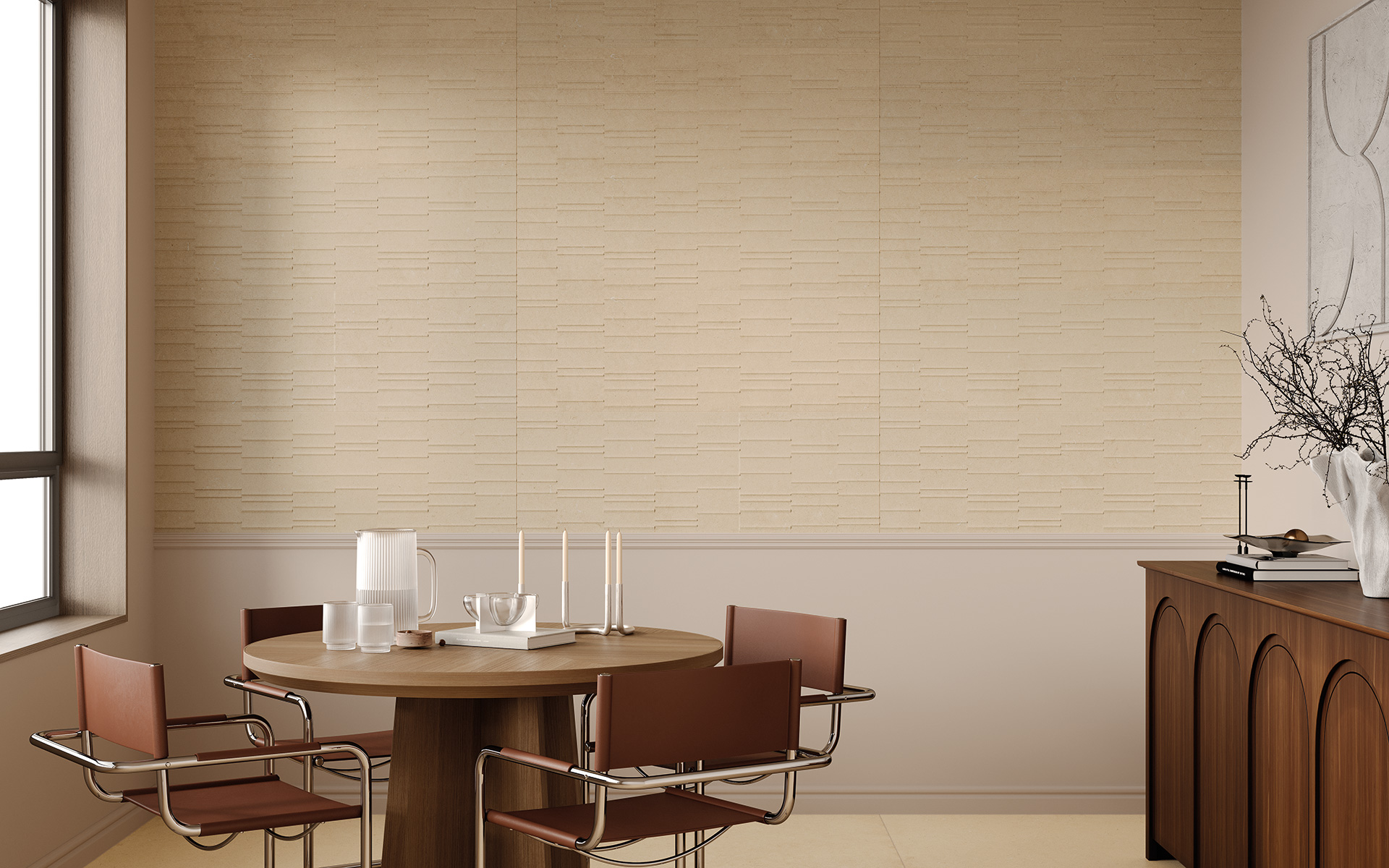 8929989 Victorian Stone Moon Cream Flamed 120x60 Iris Ceramica фото 4