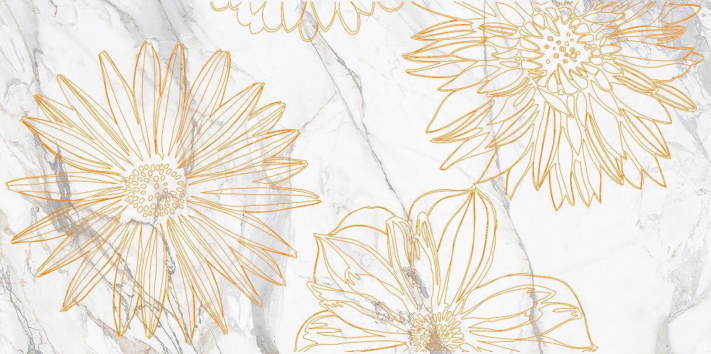 Декор Briere Flower 1 300x600 Beryoza Ceramica