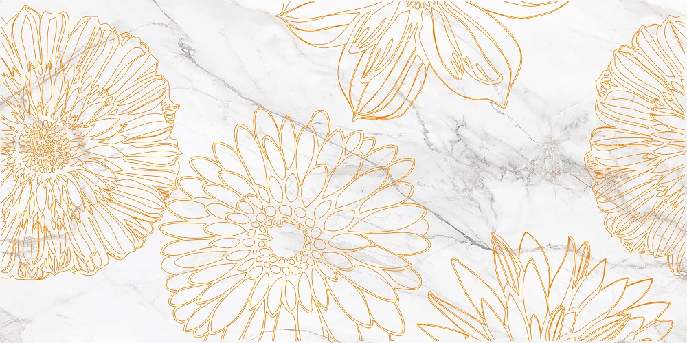 Декор Briere Flower 2 300x600 Beryoza Ceramica