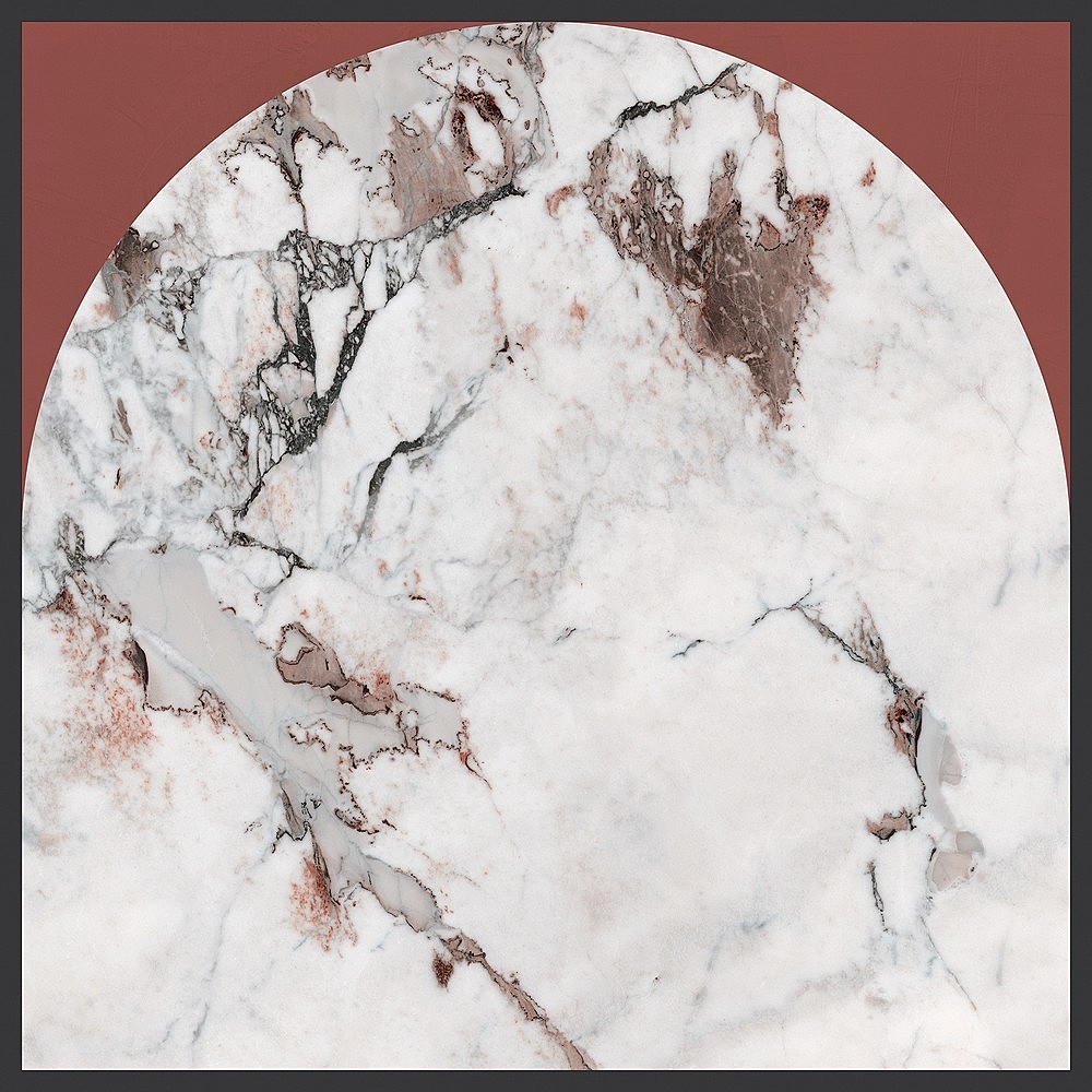 764119 Policroma Arco Breccia-Mattone Mat Ret 6mm 120x120 Cedit