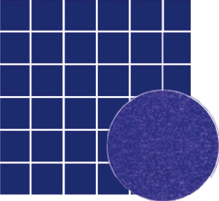 80067 Mosaic Cobalt Antislip 5x5 30x30 Serapool