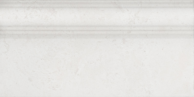 KMB2BLF001BR Бордюр Багет Гране белый матовый обрезной 40x7,3x2,7 Kerama Marazzi