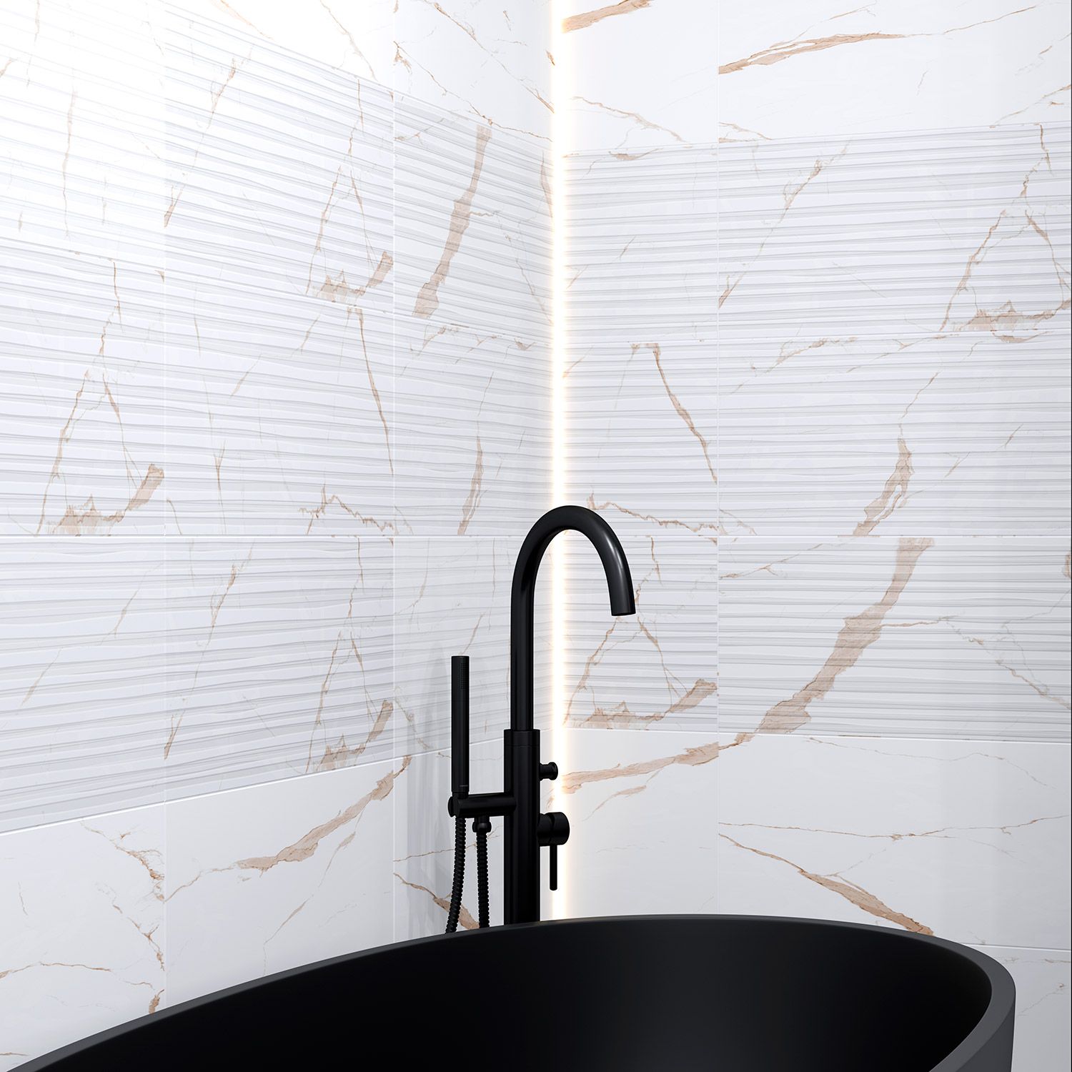 Statuario Gold 30x60 Eurotile Ceramica