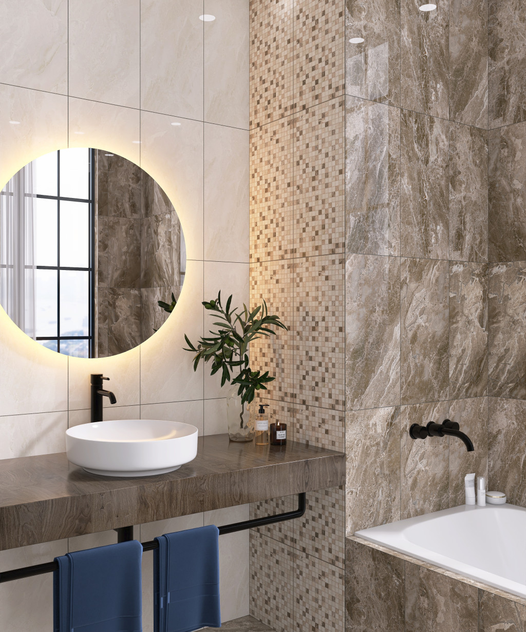 281 Бордюр Hermitage 8.5x30 Eurotile Ceramica фото 9