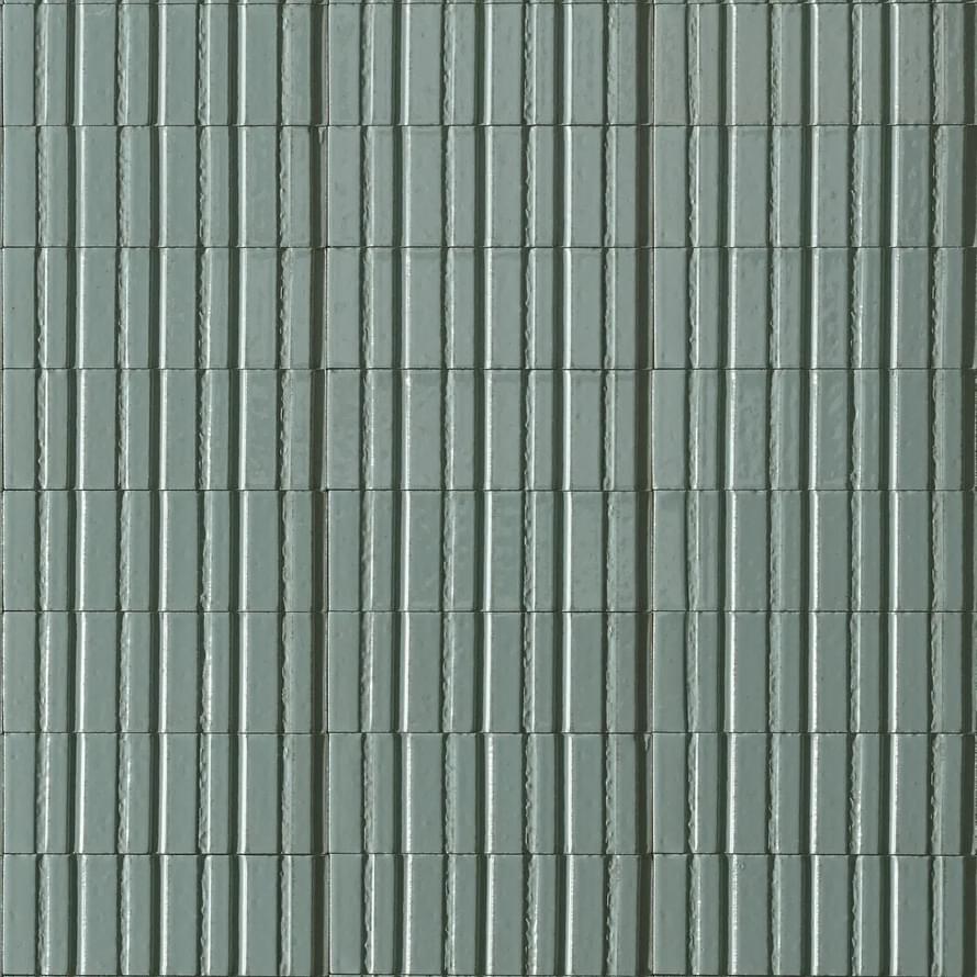 RAEP Glace Struttura 3D Raye Turchese Glossy 7,5x20 Ragno Marazzi