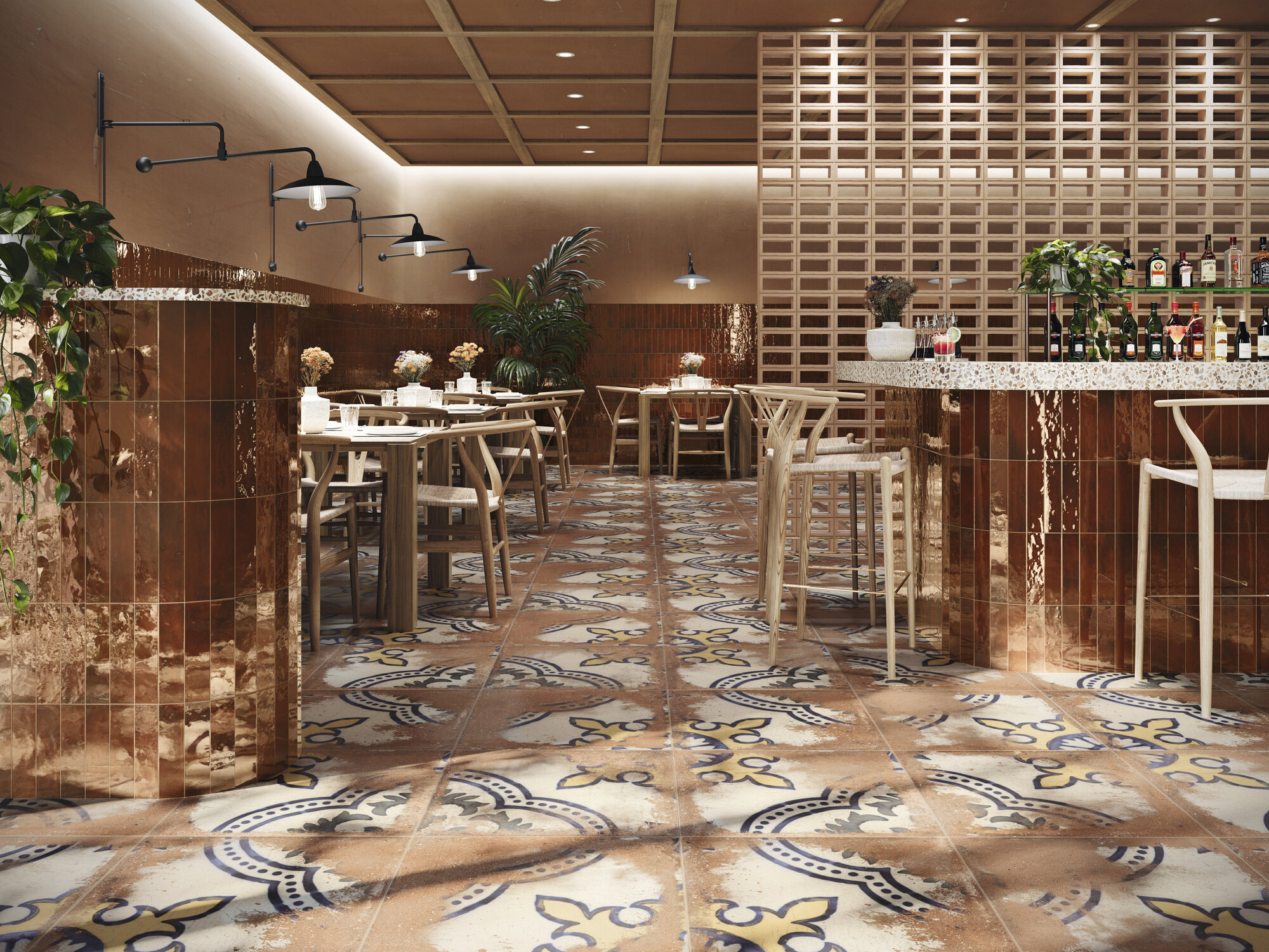 A042409 Palanzo Ecru Rect. 60x60 Ape Ceramica