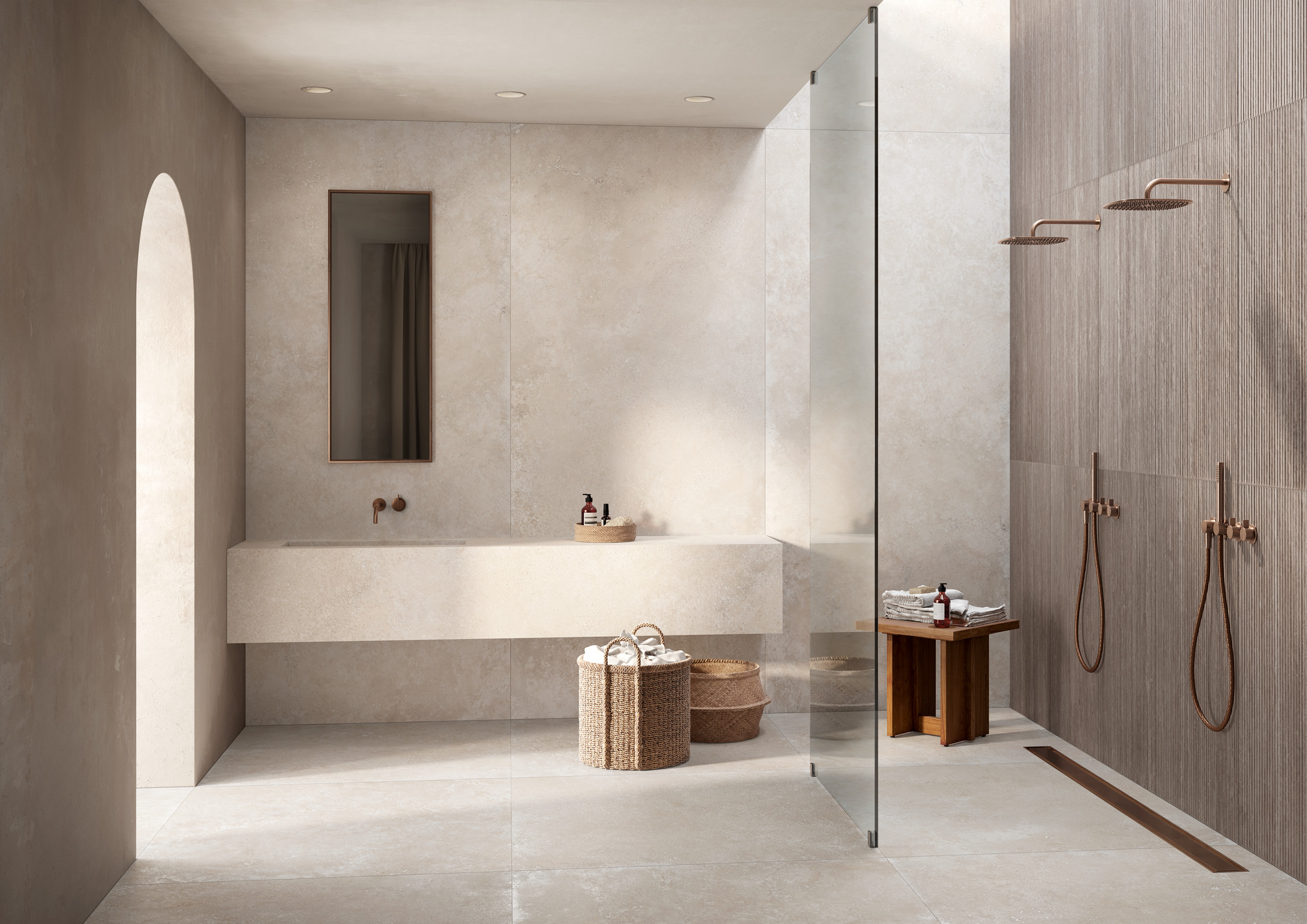 RCA7 Realstone Travertino Vein Bianco Rett 60x120 Ragno Marazzi