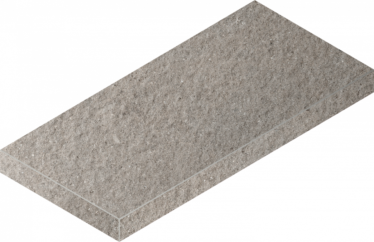 620070002465 Grey X2 Scalino Angolare Sx 33x60 Italon