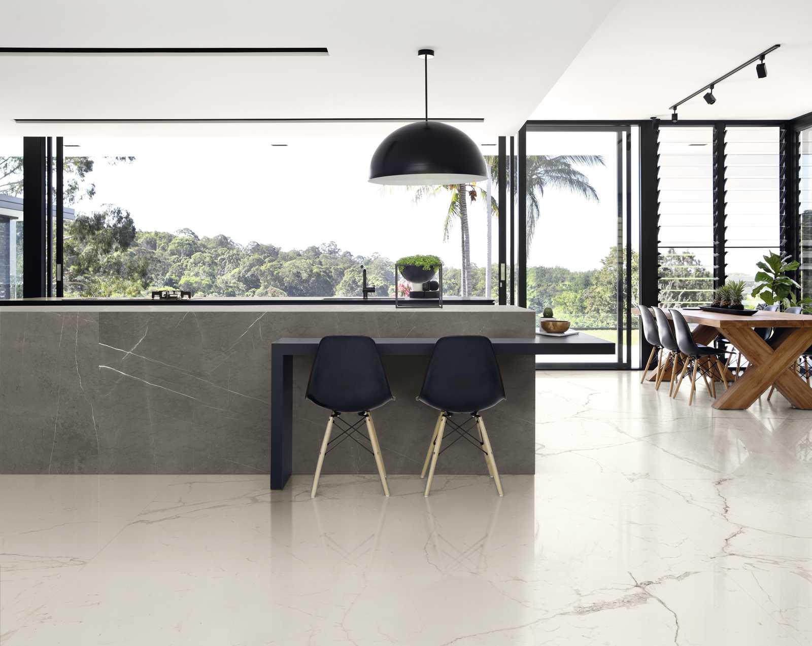 R6RL Maiora Marble Effect Calacatta Oro Glossy Rett 120x240 Ragno Marazzi