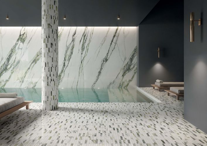 CH07BAL Charm Green SQ.Lapp. 120x60 Italgraniti