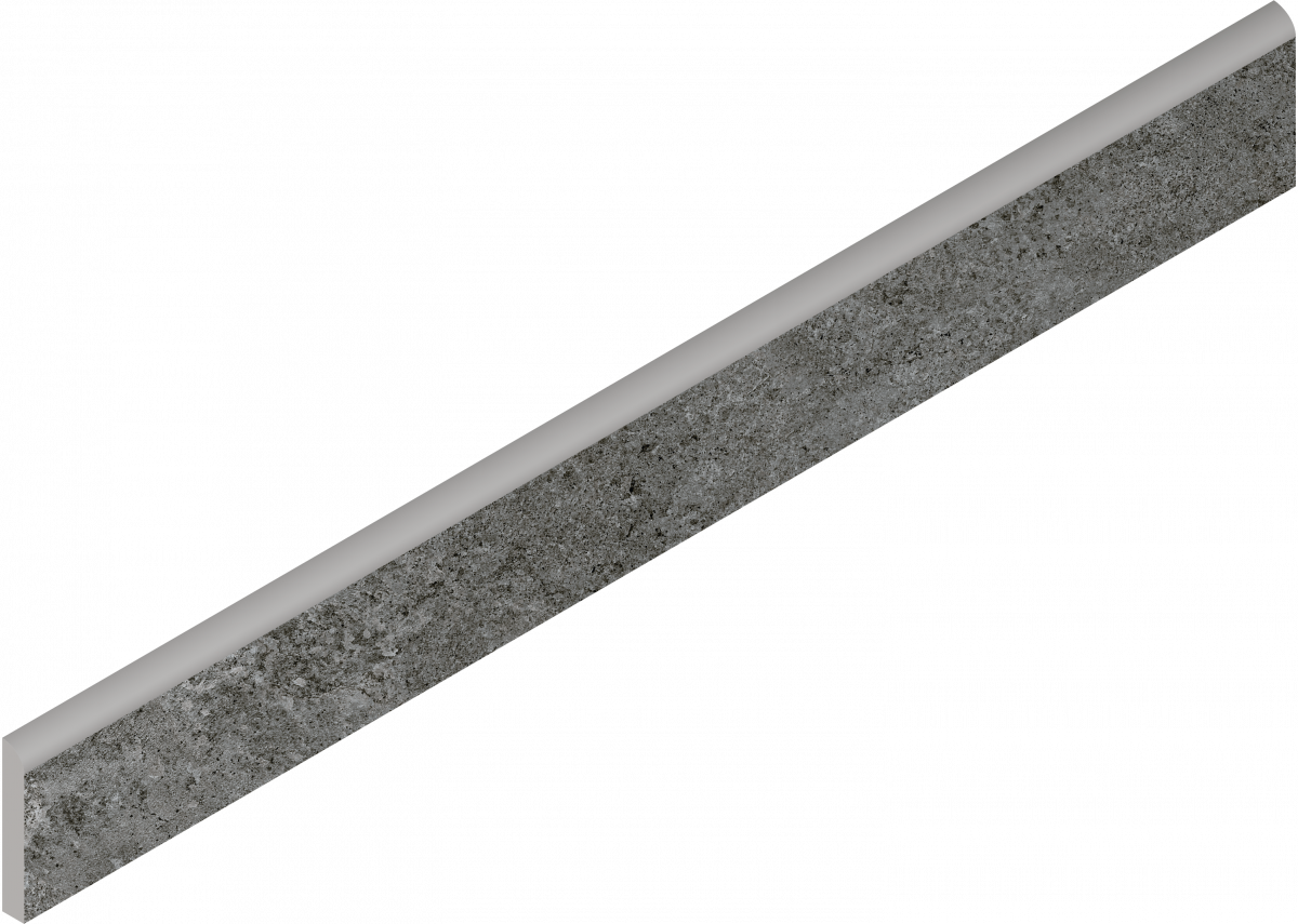 610130001624 Magma Graphite Battiscopa Nat Ret 7.2x60 Italon