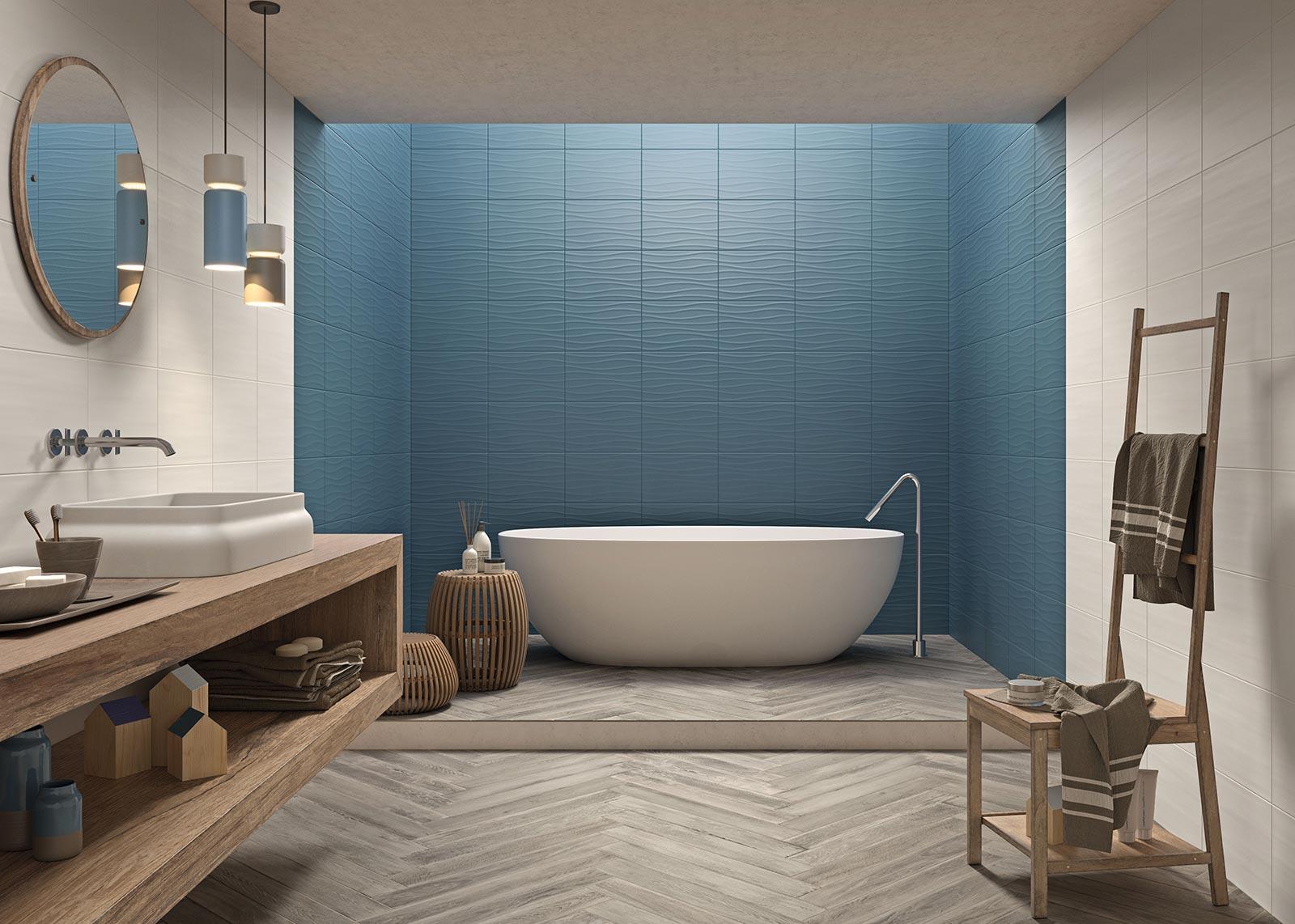 M01S Neutral Taupe Struttura Tide 3D 25x38 MARAZZI Italy