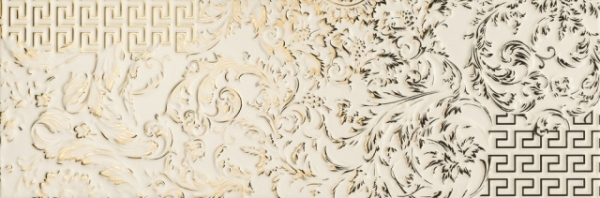68802 Gold Crema Combi Patchwork Mix 25x75 Versace (Gardenia Orchidea)