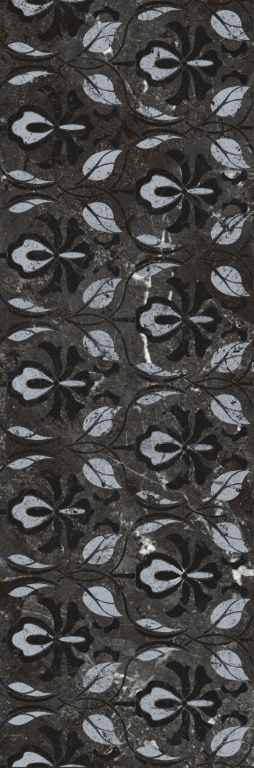 KMD3STA031BR Декор Тубкаль чёрный глянцевый обрезной 30x89,5x0,9 Kerama Marazzi