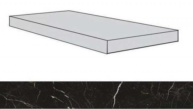620070001758 Allure Imperial Black Scalino Angolare Dx/Аллюр Империал Блэк 33X160 Atlas Concorde Russia