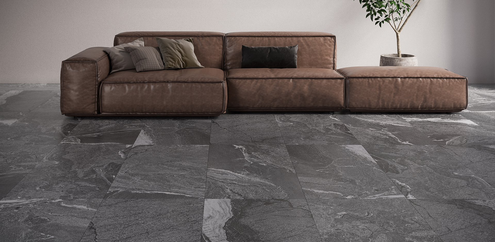 Brennero Dark Matt Artech 60x120 Argenta Ceramica