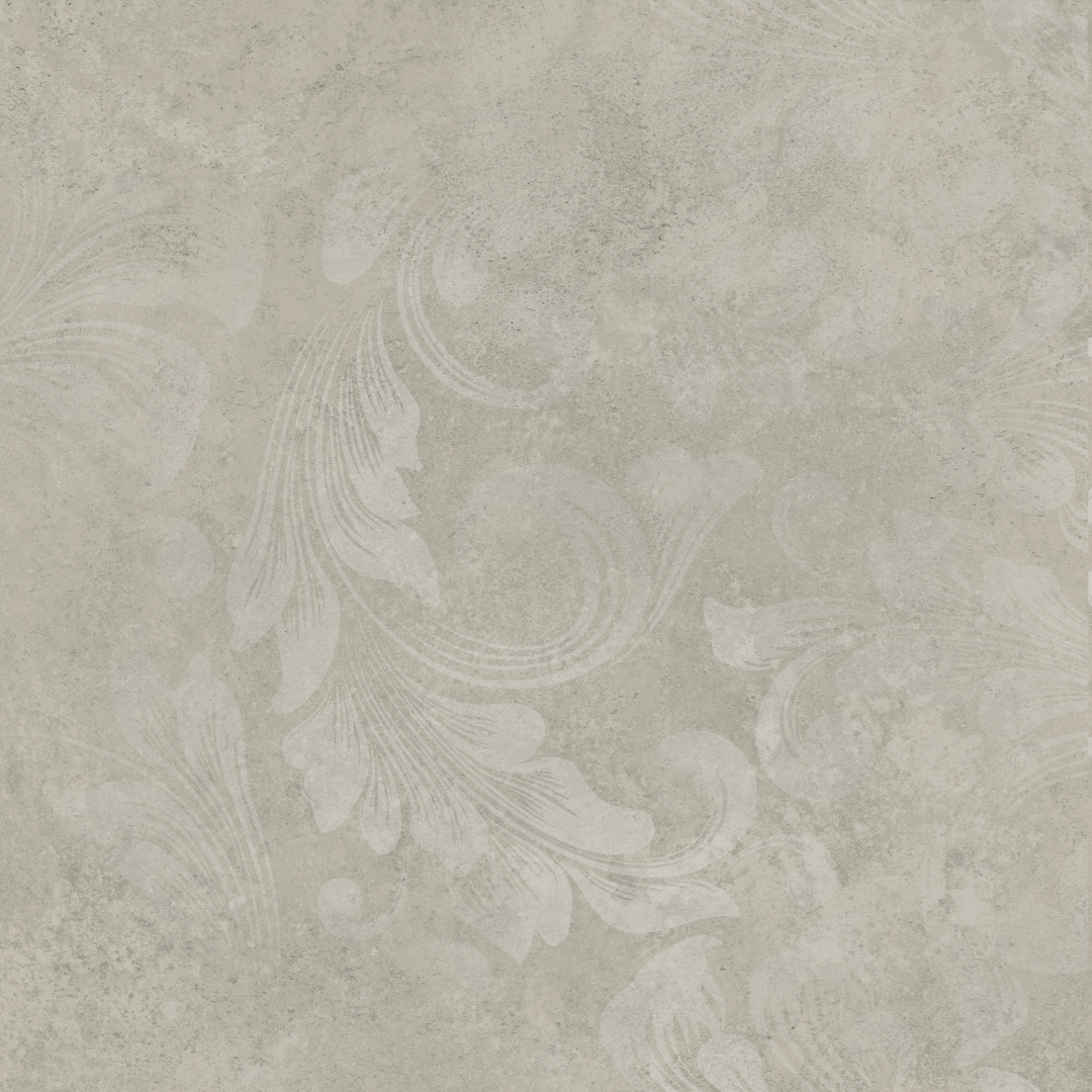 KM4040G0061N Хадду серый светлый матовый декорированный 40,2x40,2x0,8 Kerama Marazzi