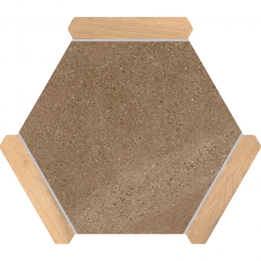 Sacramento Marron Pino 22x25 Monopole Ceramica