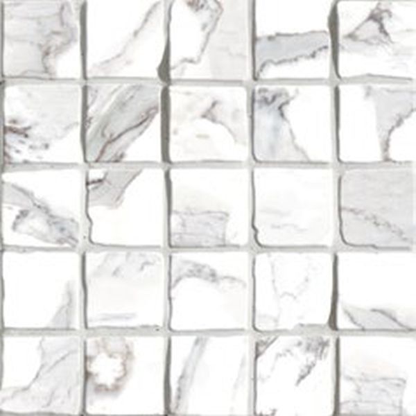 G20400 Calacatta Mosaico Lappato 30x30 (Tozz.6x6) Vallelunga