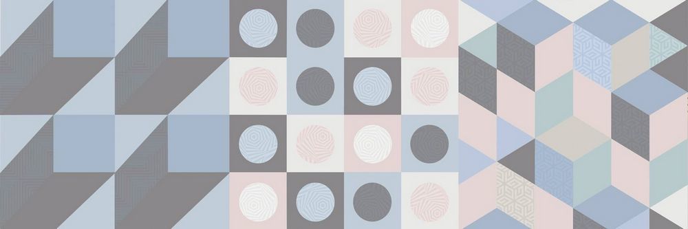 Decor Cromatica Mix Brillo 25x75 Cifre