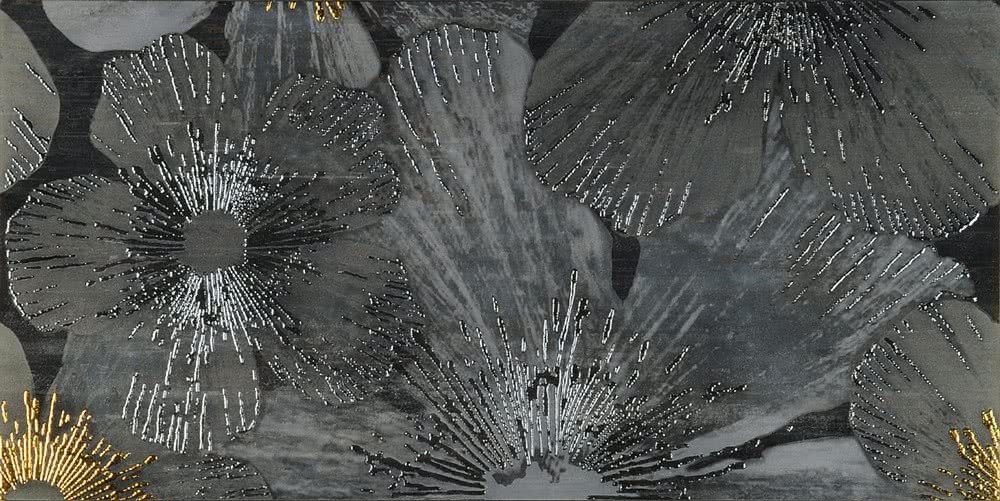 Decor HYPNOTIC NERO 60x60 (комплект 2шт) Brennero