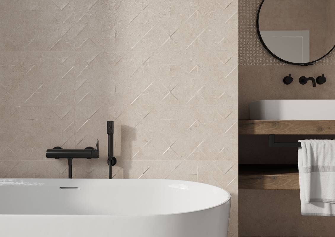 Kyoto beige 01 30х90 Gracia Ceramica