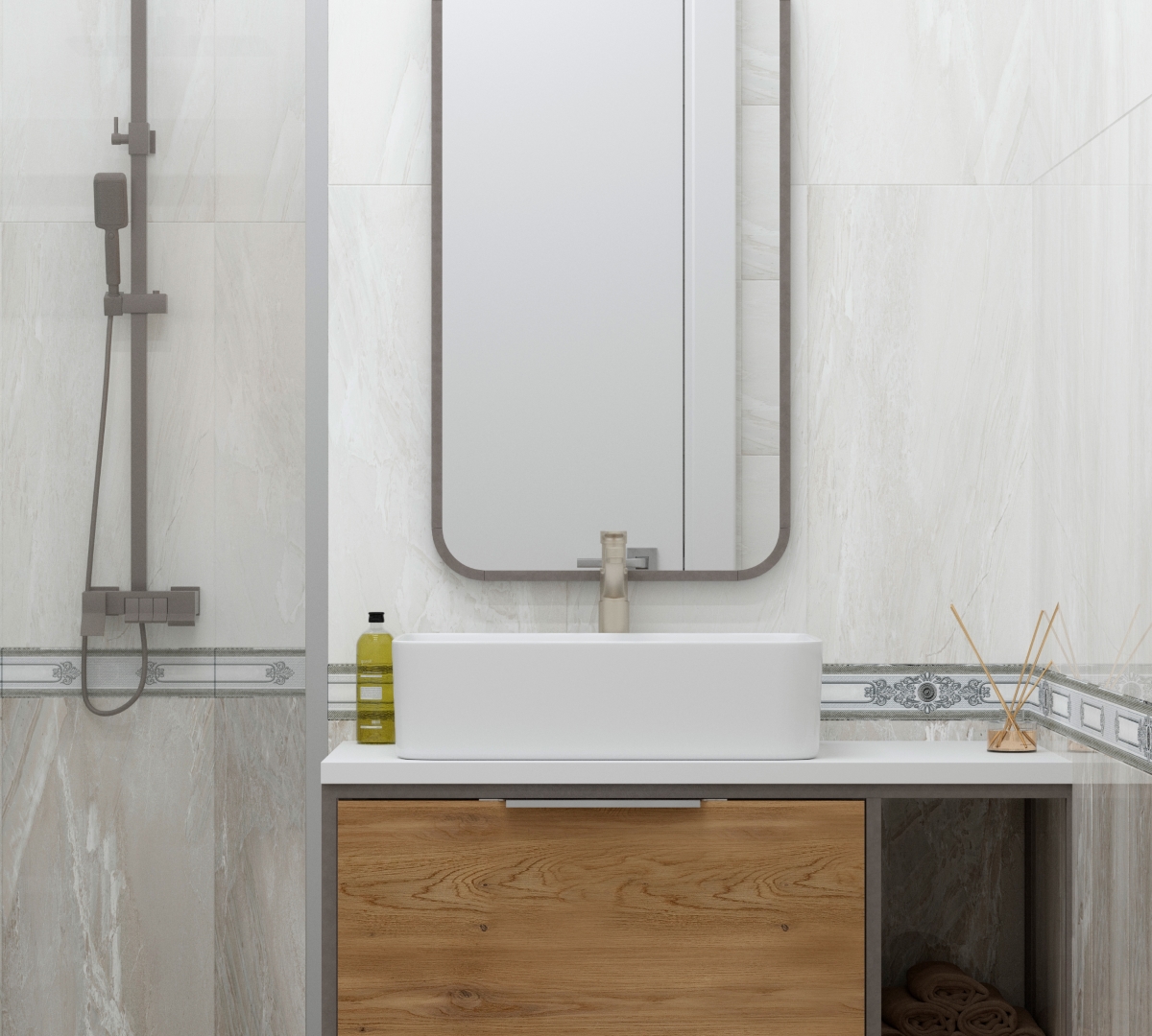 3 IT 0008 Istambul Grey 40x40 Eurotile Ceramica фото 6