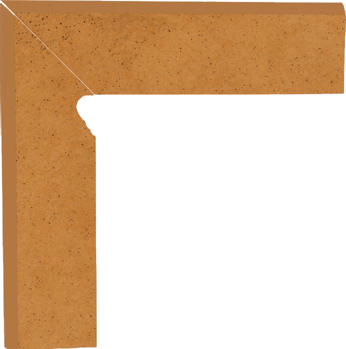 Aquarius Beige Цоколь левый (B+A) 30х8,1 Paradyz