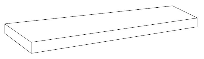 620070001681 Victory White Scalino Angolare Sx Lap 33x160 Atlas Concorde Russia