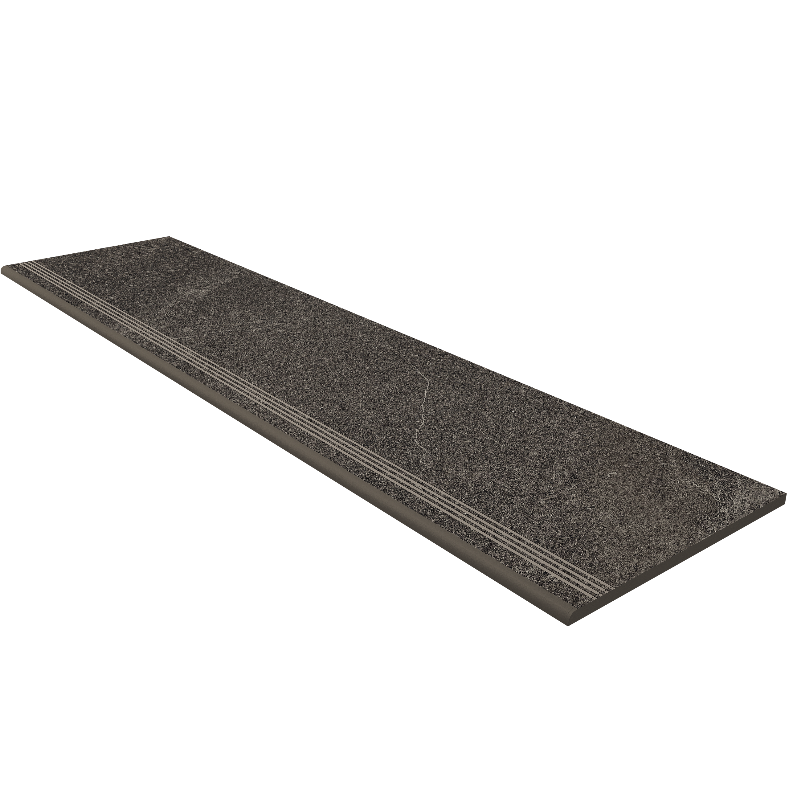 Ступень GB03 Gabbro Серый Неполированная с насечками 30x120x9 Estima