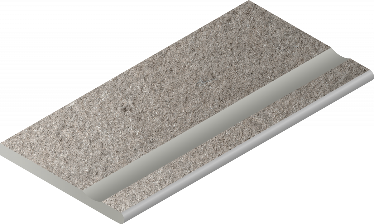 620090001027 Grey Bordo Svasato Round 30x60 Italon