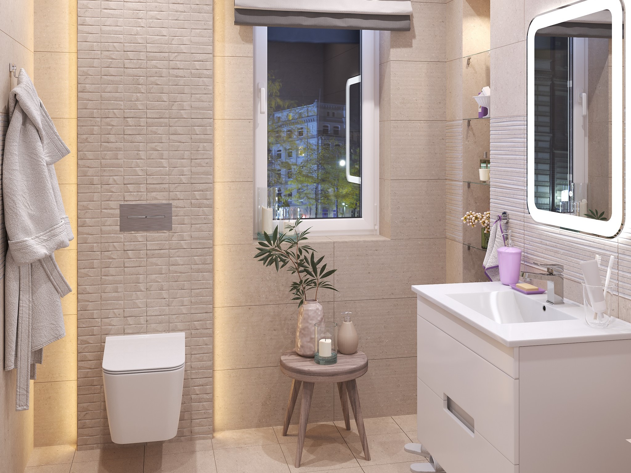 F Rockberry Beige 30x30 Cube Ceramica