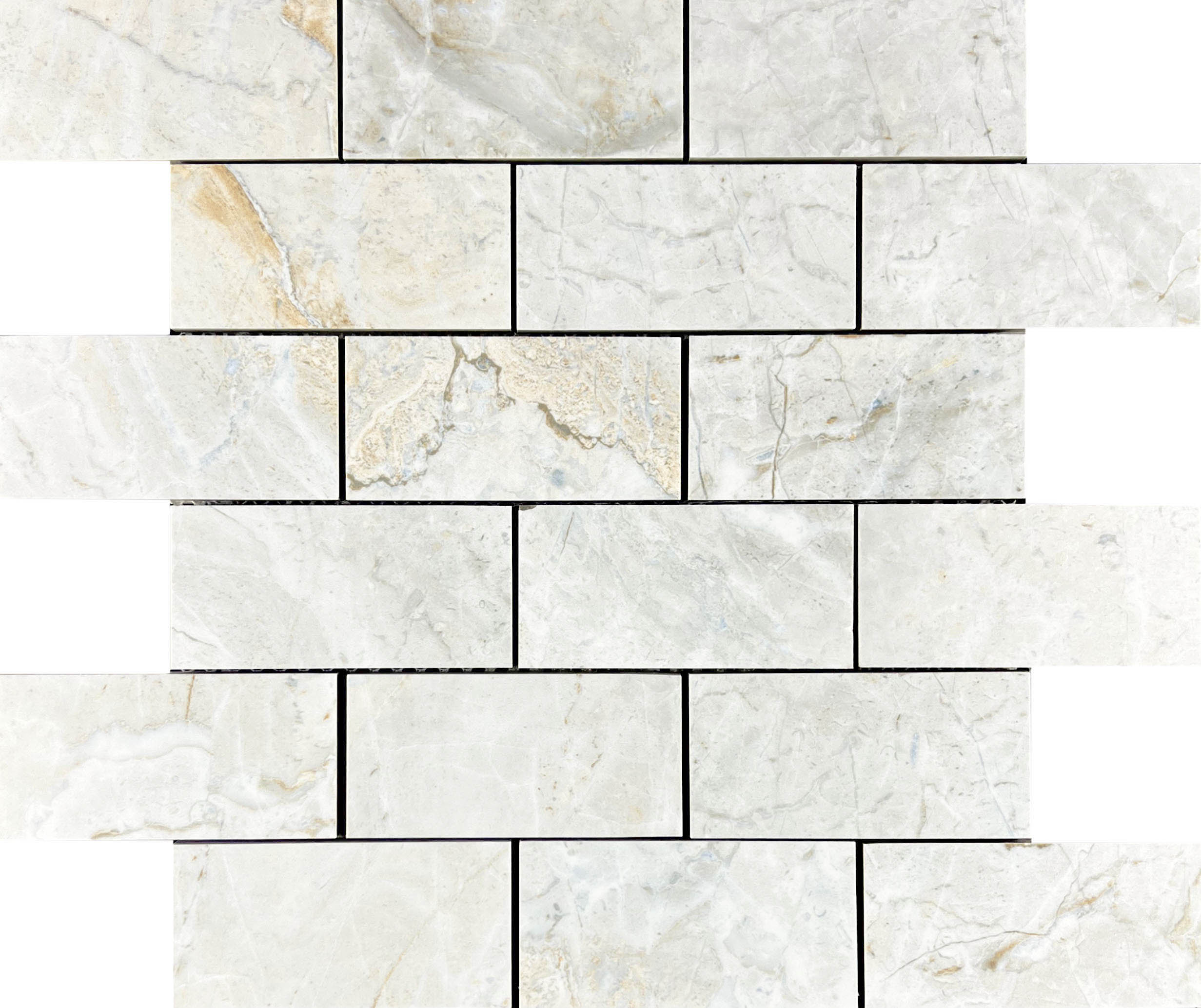 Mosaic Lumix White Brick Bone 346x297 Velsaa