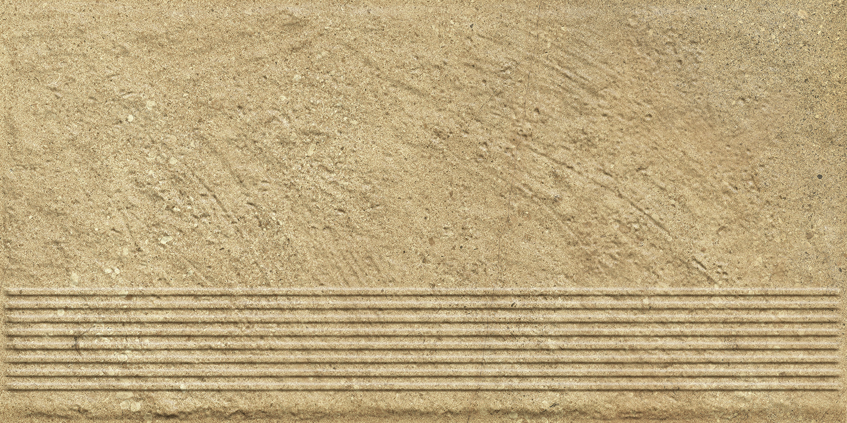 Eremite Beige Stopnica Prosta Struktura Mat B1a 30x60 Paradyz