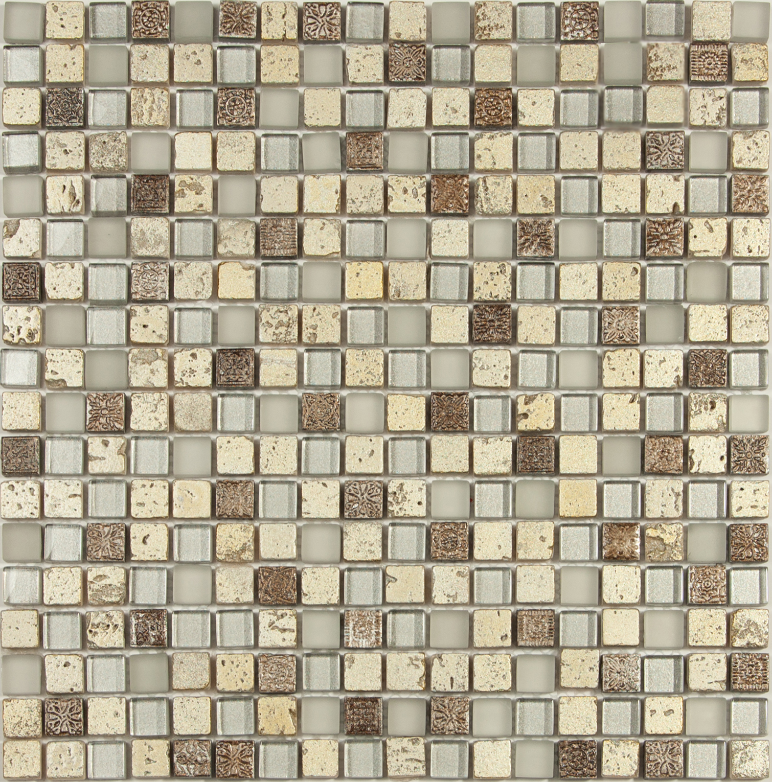 S-821 стекло керамика (15x15x8) 305*305 NSmosaic