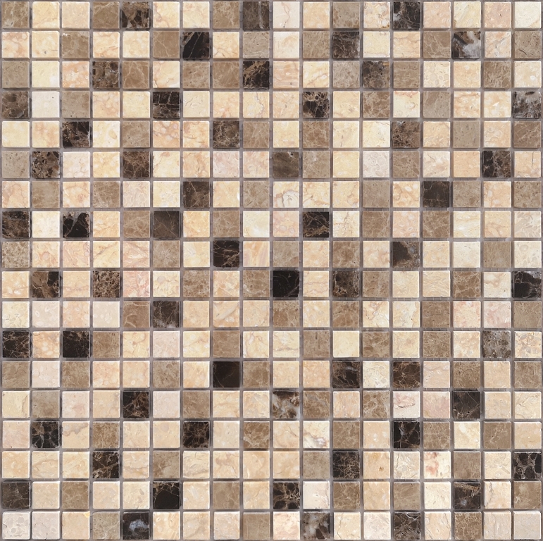 Pietra Mix 1 POL 15x15x4 305x305 Caramelle Mosaic