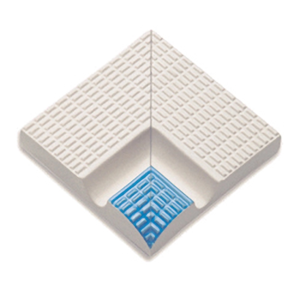 30201 Внутренний угол поручня с сетчатой поверхностью Light Blue 12x12 Serapool